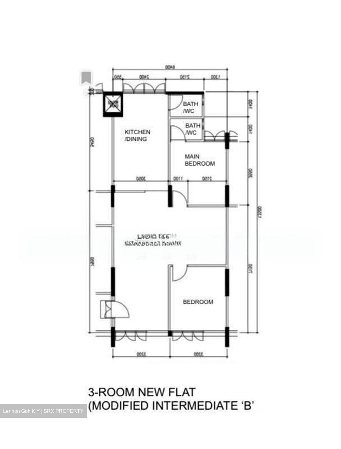 Blk 619 Eunos Heights (Bedok), HDB 3 Rooms #620747391